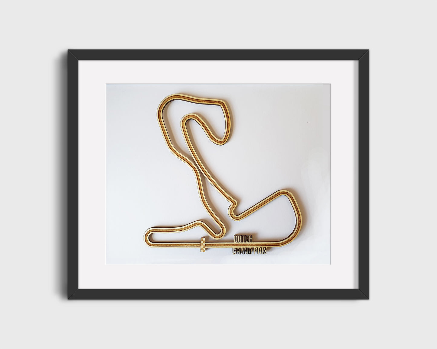 Dutch Grand Prix - Circuit Zandvoort - Wooden Race Track Wall Art - Formula 1 Wood