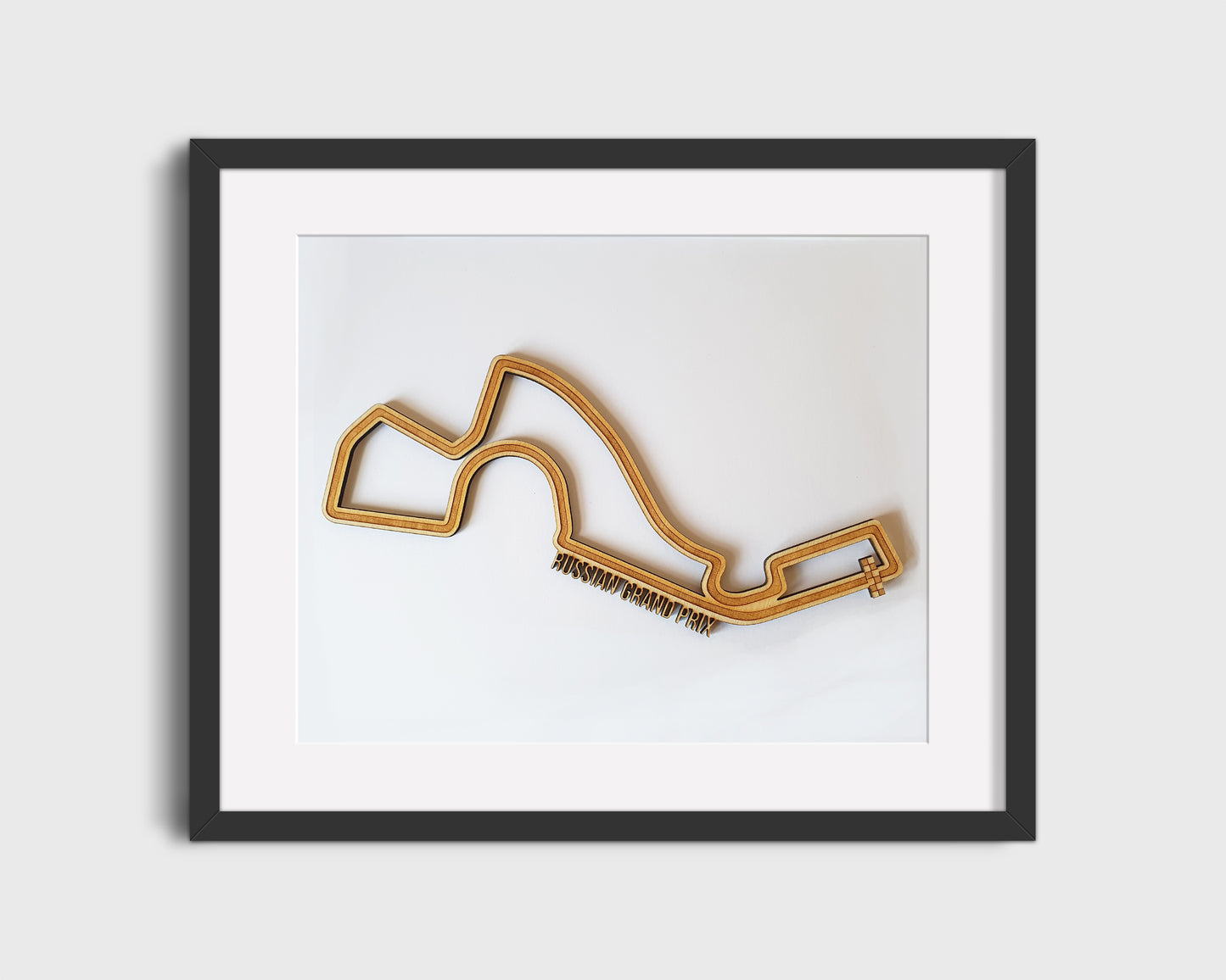 Russian Grand Prix - Sochi Autodrom - Wooden Race Track Wall Art - Formula 1 Wood