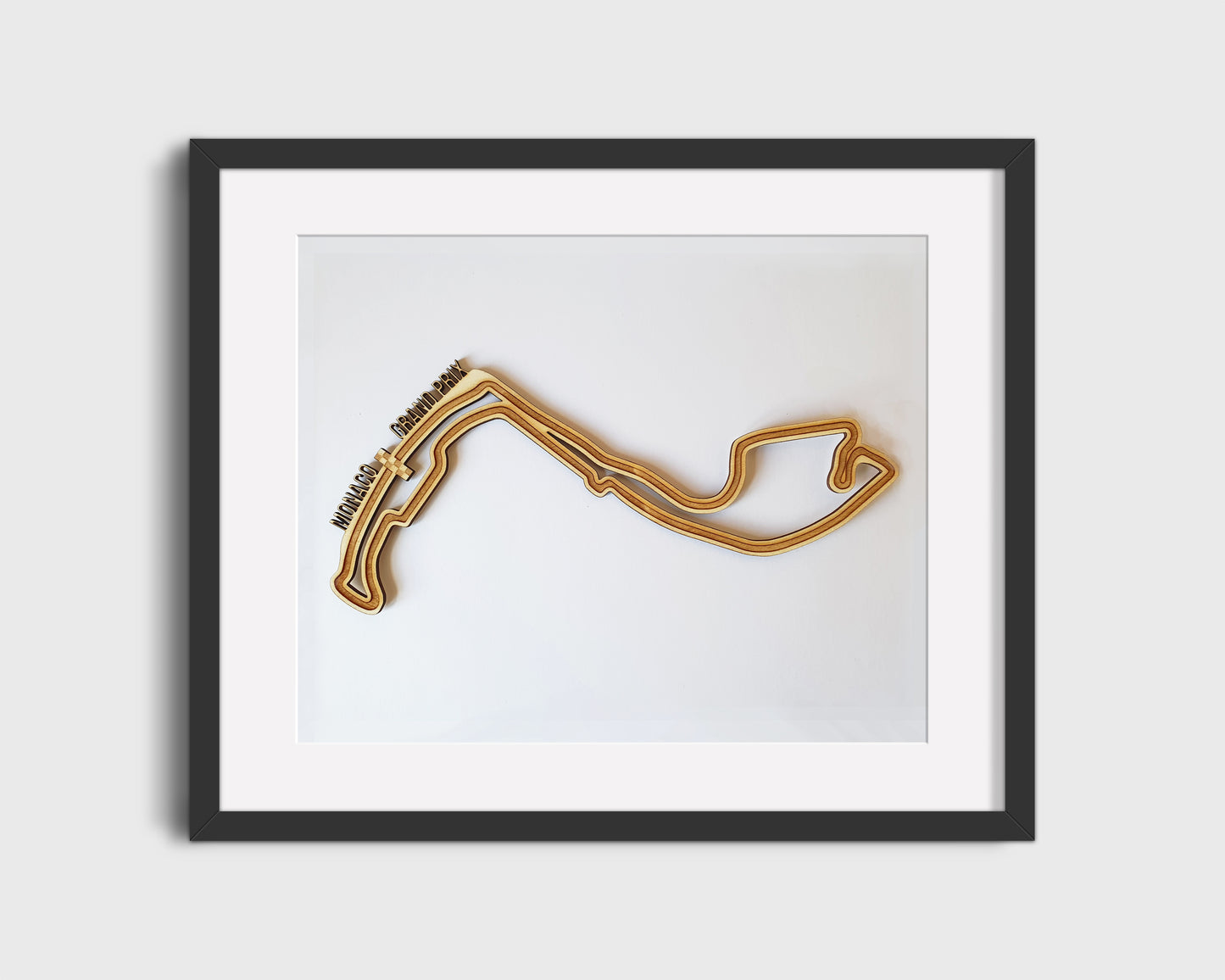 Monaco Grand Prix - Circuit de Monaco - Wooden Race Track Wall Art - Monte Carlo Formula 1 Wood