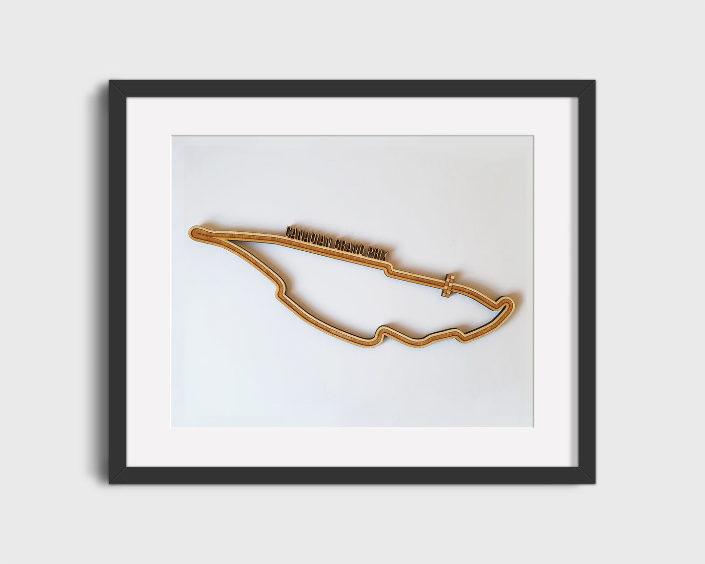 Canadian Grand Prix - Circuit Gilles Villeneuve - Wooden Race Track Wall Art - Formula 1 Wood
